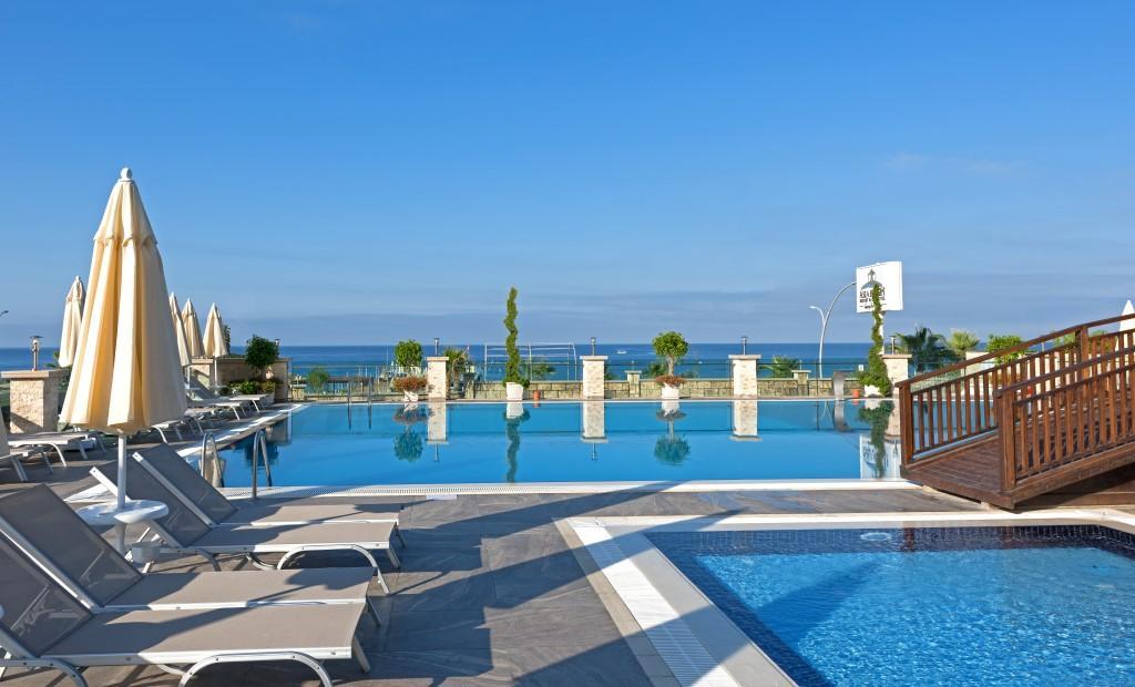 Asia Beach Resort & Spa Hotel Alanya Kültér fotó