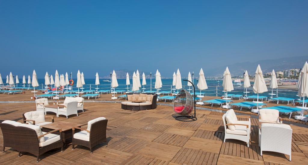 Asia Beach Resort & Spa Hotel Alanya Kültér fotó