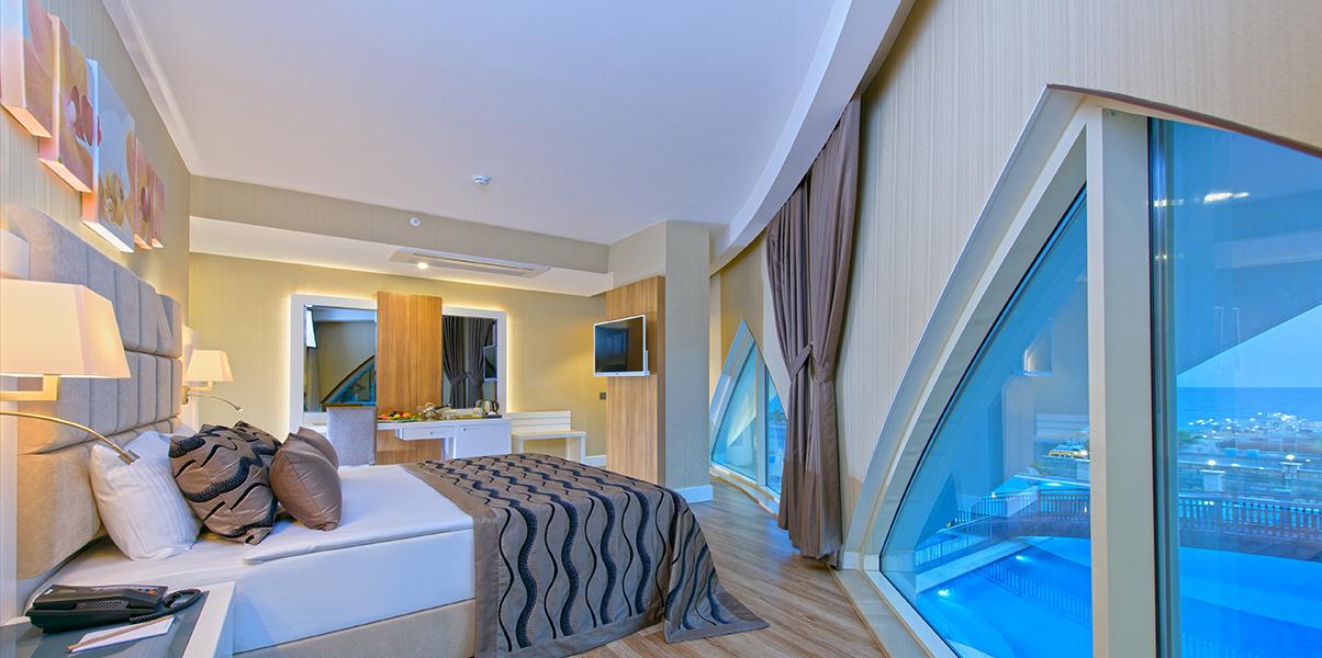 Asia Beach Resort & Spa Hotel Alanya Kültér fotó