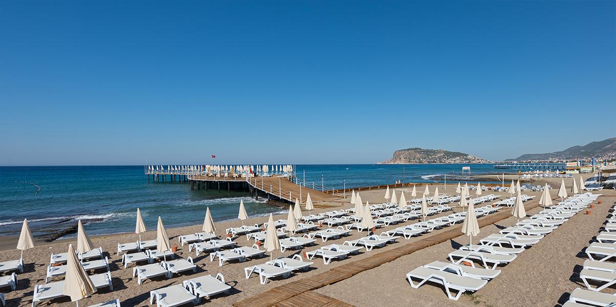 Asia Beach Resort & Spa Hotel Alanya Kültér fotó