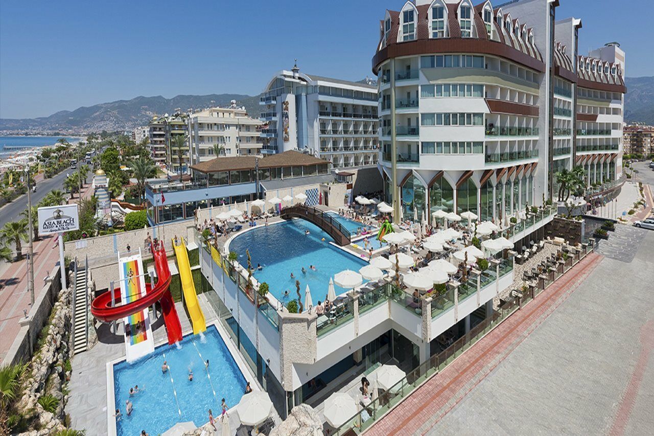 Asia Beach Resort & Spa Hotel Alanya Kültér fotó